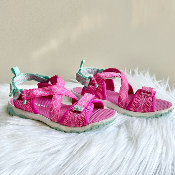 Carter’s Splash 3G Pink and Teal Sandals - Picture 3 of 6